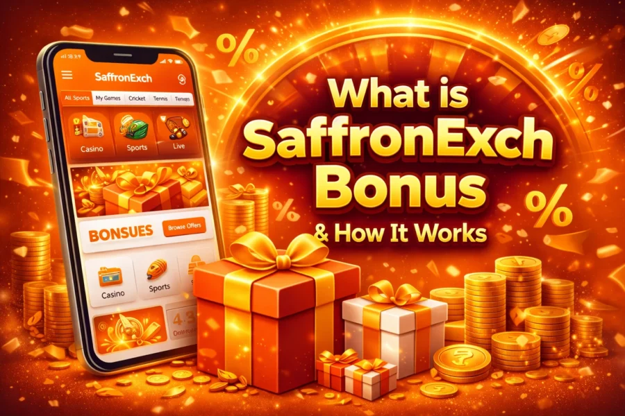 What is SaffronExch Bonus illustration explaining Saffron Exchange Bonus offers and rewards system