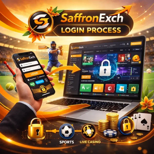 What is SaffronExch Login illustration explaining Saffron Exchange Login access process