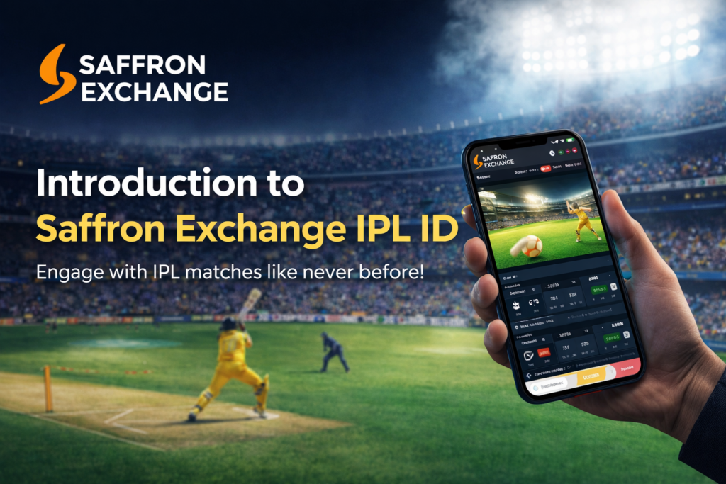 Saffron Exchange IPL ID platform interface for live cricket matches